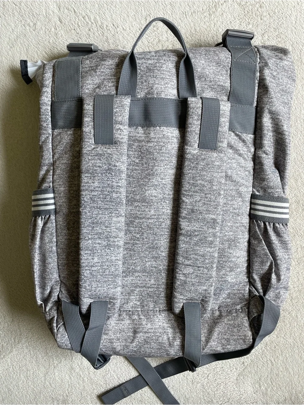 Adidas Women's Yola II Yoga Gym Travel Backpack - Gray/Rose Gold